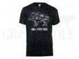 Bergara T-Shirt Wild Boar - Schwarz - L