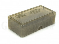 MTM Stülpdeckel Patronenbox E50-45 rauchfarben .45 ACP / 10 mm / .41 AE für 50 Patronen
